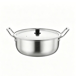 <b>Small</b> Instant Noodle <b>Pot</b> Korean Style Glossy Ramen <b>Pot</b> Gas Stove Compatible Round <b>Lid</b> Cross-border Internet Sensation - Product Image 6