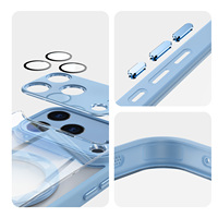Étui de téléphone pour iPhone 18 Pro Max avec protection antichoc en TPU PC Armor, protection des quatre coins, rotation à 360 degrés, support magnétique, 9 couleurs