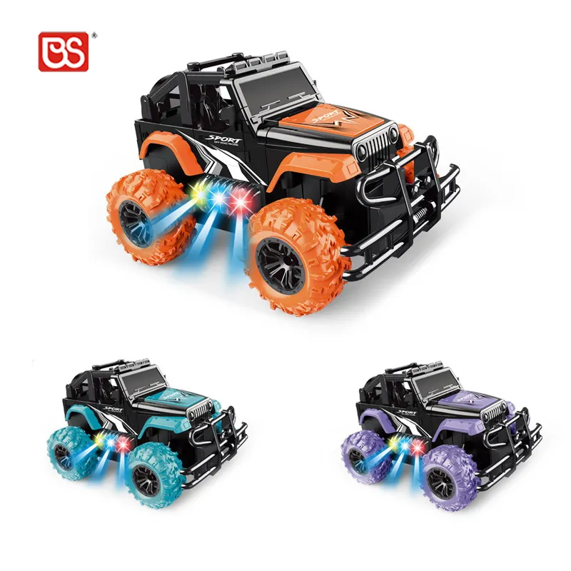 BS Toy 1:16 2.4G 4WD jouet télécommandé tout-terrain Rc Rock Crawler Cross Country voiture jouet <span class=keywords><strong>véhicule</strong></span> puissant avec USB