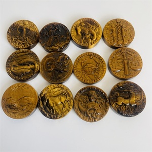 All'ingrosso all'ingrosso <span class=keywords><strong>cristallo</strong></span> <span class=keywords><strong>di</strong></span> alta qualità intaglio 12 <span class=keywords><strong>cristallo</strong></span> zodiacale animale giallo <span class=keywords><strong>occhio</strong></span> <span class=keywords><strong>di</strong></span> <span class=keywords><strong>tigre</strong></span> 12 zodiaco - Product Image 5