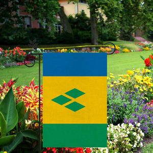 Best-seller Saint <span class=keywords><strong>Vincent</strong></span> et les Grenadines Cour Jardin Drapeau Atmosphère Unique Décoration Peut Être Personnalisé 18*12 In - Product Image 2