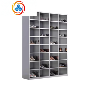 Armario para Zapatos de Acero Inoxidable, Antipolvo, para Talleres, Fábricas, Laboratorios, Vestuarios, de Doble Cara y con Múltiples Compartimentos - Product Image 3