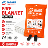 Manta Ignífuga de Fibra de Vidrio para Cocina, para Supermercados y Programas de Venta Minorista, Manta de Seguridad para el Hogar con Etiqueta y Empaque Personalizados