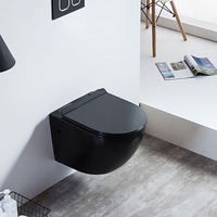 Réservoir de toilette en acier inoxydable, salle de bain au mur, style cigarette dissimulé