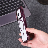 Étui magnétique certifié antichoc 3M pour iPhone 18 Series, protections TPE, anneau métallique pour objectif, protection de l'objectif, plusieurs couleurs, en stock