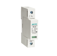 Dispositif de protection contre les surtensions triphasé industriel BR275-20 3+1 20kA T2, IP20, certifié CE, UL94-V0, équipement électronique