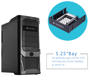 Dubbel Elf Promoties Hdd 5.25 Hot Swap Drive Ssd Storage Bay Caddy 2.5Inch Ondersteuning Sata 6Gbps - Product Image 6