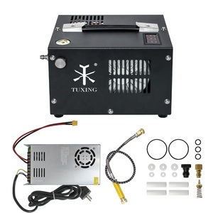 TUXING - Bomba de Aire Portátil de 110V/220V con Parada Manual, Sin Aceite, 4500psi/300bar/30mpa, Pantalla LCD, 12V PCP, Gran Venta - Product Image 4
