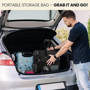 Sac de transport pour câbles de contrôleur DJ, avec compartiments rembourrés amovibles, sac pour câbles DJ, sac d'outils personnalisé pour équipement DJ - Product Image 2