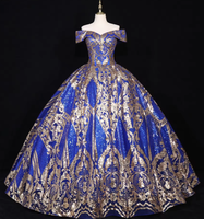Robe de soirée à épaules dénudées