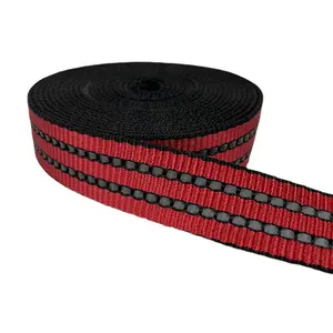Durable Nylon Webbing with Reflective Line