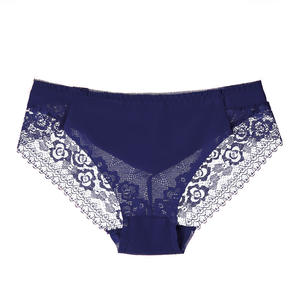 Özel Logo toptan Mix kadınlar dantel pamuk külot iç çamaşırı - Product Image 4