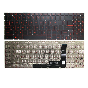 Nuevo teclado US SP GR para <span class=keywords><strong>MSI</strong></span> GF66 MS-1582 GF76 GL76 <span class=keywords><strong>GL66</strong></span> MS-17L1 MS-17H3 retroiluminado en rojo - Product Image 4