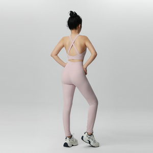 Ensemble de yoga 2 pièces pour femme, respirant, haut de sport, legging taille haute, pour la gym et le fitness – Offre spéciale - Product Image 2