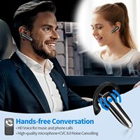 Écouteurs sans fil professionnels à suspension YYK-530, semi intra-auriculaires, confortables à long terme, grande autonomie de la batterie