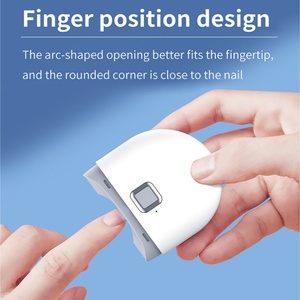 Coupe-ongles automatique intelligent avec polissage LED, sûr et indolore, pour bébés, adultes et chiens, rechargeable par USB - Product Image 2