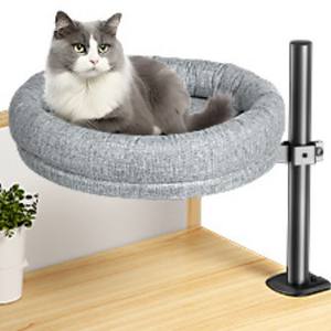 Çevre dostu katı desen kedi yatak Pet yatak 360-Degree dönen yüksekliği ayarlanabilir ofis masası çıkarılabilir ve yıkanabilir kedi yatak - Product Image 5