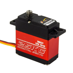 OEM Digital presisi tinggi 360 kontrol sudut 25kg/35kg torsi Servo baja gigi Rc Servo untuk 1/8 1/10 model perahu Rc Robot DIY - Product Image 4