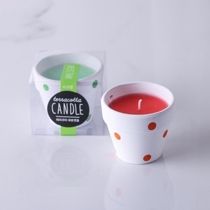 Vela perfumada de citronela para jardín al aire libre, terracota, mayorista - Product Image 3