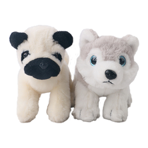 Juguetes de Peluche de Alta Calidad de 25 cm, Peluches de Perro Personalizados OEM, Muñeco de Peluche Suave de Tela con Relleno de Algodón PP - Product Image 4