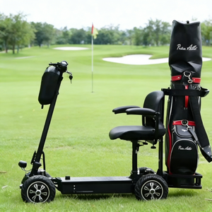 Scooter Électrique Pliable <span class=keywords><strong>4</strong></span> Roues Polyvalent : Chariot de <span class=keywords><strong>Golf</strong></span> Léger et Chariot de Mobilité Urbain - Product Image 5