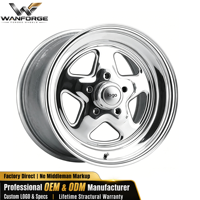 Jantes forgées en deux parties WELD Prostar DFS 15x7 15x8 15x10 5x114.3 5x120.65 pour Mustang Camaro Chevelle Street Machine Chevrolet