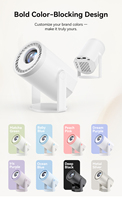 Nouveau projecteur Android 14 JUNUO Turn 1 Allwinner H723 720P 4K, prend en charge 200 Ansi Lumens, projecteur de poche mini portable à courte focale