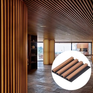 Bảng điều khiển Tường Nội Thất <span class=keywords><strong>WPC</strong></span> chống trầy xước cho tấm gỗ Tường-Vật liệu thân thiện với môi trường & nhiệm vụ nặng nề - Product Image 2