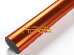 Phim dán xe PVC chất lượng cao màu cam oxit, bề mặt satin chrome, đổi màu thân xe, cung cấp trực tiếp từ nhà máy - Product Image 2