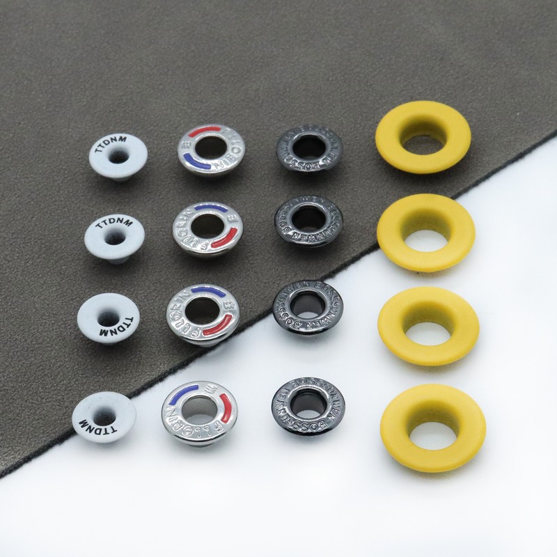 Custom Logo Metal 6mm 10mm Garment