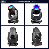 Fabricant d'éclairage de scène professionnel GEVV, projecteur à faisceau mobile Sharpy 318W DMX avec anneau halo et bande lumineuse sur le corps