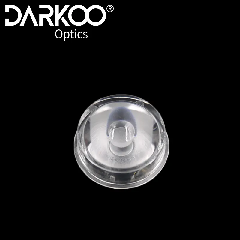 Wholesale Price Acrylic LED Light Optical Lenses 22mm PMMA Stream Flashlight Lens DK-22-20-LENS-XHB