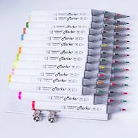 Marqueurs d'art à base d'alcool de qualité supérieure, 168 couleurs, pointes doubles larges et fines, non toxiques, ensemble de stylos marqueurs d'art pour croquis