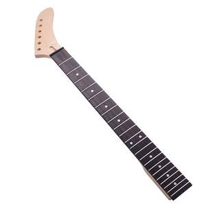 Mástil de Guitarra de 22 Trastes en Oferta, Mástil de Guitarra de Arce Tipo Banana con Diapasón de Palisandro para Repuesto de Piezas de Guitarra, Acabado Satinado - Product Image 2