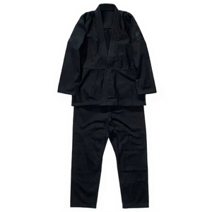 Uniforme de Jiu-Jitsu BJJ GI Pro 450 GSM de Algodón con Tejido Perla, Transpirable y Duradero, Kimono Negro para Grappling, para Lote 31 UND - Product Image 1