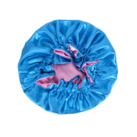 Bonnet en satin réversible d'usine, double couche, bande élastique, bonnet pour femmes, grand inventaire à bas prix, bonnet en satin en stock