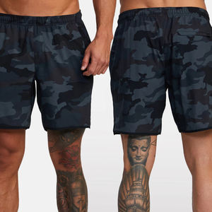 Pantalones Cortos Deportivos de Cintura Media con Logotipo OEM, Compresión para Correr, Secado Rápido, Atléticos, para Entrenamiento, Gimnasio, 100% Poliéster, Impermeables - Product Image 1