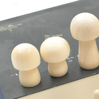 Cadeaux commémoratifs en bois fabriqués à la main en forme de champignon Creative Diy Articles décoratifs Multi-fonctionnel Home Art Petits ornements