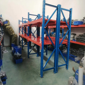 Storage Racks Adjustable Warehouse Storage Racks Durable Firm Steel Stacking Rack Industrial Medium Duty <b>Metal</b> Shelf - Product Image 1