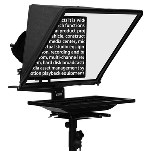 TS220 fabricant approvisionnement studio 22 <span class=keywords><strong>pouces</strong></span> téléprompteur <span class=keywords><strong>TV</strong></span> équipement de diffusion support en verre trempé HD téléprompteur - Product Image 3