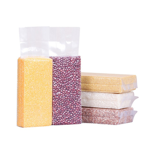 Sac de rangement personnalisé en nylon épaissi pour briques de riz 0,5/1/2/5/10 kg, sac d'emballage alimentaire pour riz et céréales, sac sous vide - Product Image 1