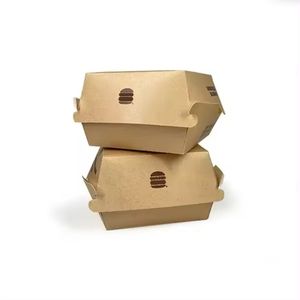 Boîte alimentaire Dinosource SGP, matériaux recyclés, boîte en papier artistique, impression personnalisée, emballage en papier, boîte à hamburger, SANS TAXE - Product Image 1