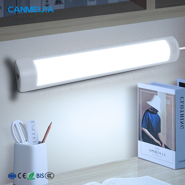High Quality Aluminum Plastic Led Batten Fixture Lighting Wardrobe Cabinet Shoe Cabinet Light Warehouse Linear Led Tube Light
