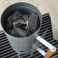 Accessoires de barbecue, allume-feu portable pour camping en plein air, poêle à charbon de bois