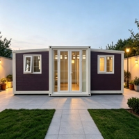 Vente en gros usine : Maison conteneur extensible de 20 pieds pour maison d'hôtes de jardin