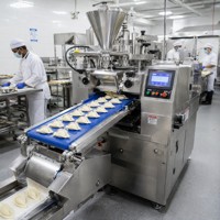 Machine automatique de fabrication de raviolis, samosas et empanadas en acier inoxydable, équipement de remplissage de pâtisserie pour la transformation alimentaire