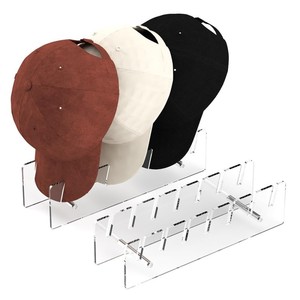 2 pezzi cappelliera trasparente in acrilico espositore per cappellini da Baseball porta cappello - Product Image 1