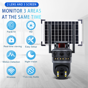 Chuyên nghiệp 24/7 năng lượng mặt trời Powered WIFI CCTV Camera V380 Pro 4 gam ngoài trời Camera An Ninh với CMOS cảm biến và năng lượng mặt trời bảng điều khiển - Product Image 2