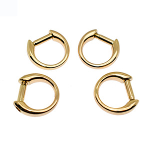 Nhà Máy Giá Mini Kích Thước Kết Nối Khóa <span class=keywords><strong>U</strong></span> Hình Dạng Móc Dây Đeo Vít Treo Móc Có Thể Tháo Rời D Nhẫn Cho Túi Xách - Product Image 4