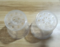 Ensemble de pots à orchidées épais et durables, transparents, respirants, à fentes, en plastique, pour une utilisation à la maison, en intérieur ou en jardin